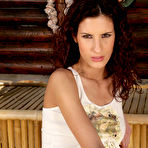 Pic of Long legged Hungarian seductress Leanna Sweet displays her tight european pussy