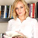 Pic of Wavy-haired blonde schoolgirl showing off her amazing holes on cam - IamXXX.com