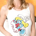 Pic of Nancy A White Top and Red Panties