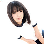 Pic of Japanese teen cutie Honoka gets sassy in her gym shorts, revealing something sinister and green underneath