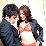 Pic of Asian Pics - Marina Matsumoto plays with her boobs while giving fine blowjob