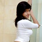 Pic of Raven-haired teen slut with a big ass masturbating in the shower - IamXXX.com