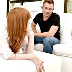 Pic of Redhead juvenile pornstar Gwen Stark takes sperm stream on furry wet.. at Teenage Pussy Pic