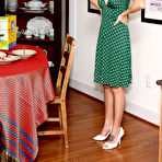 Pic of Jana Foxy in Glass dildo adventure in the tub!