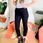 Pic of Miley in Miley in coeds in uniforms