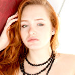 Pic of Denisa Heaven Czech Redhead in Lace-Topped Stockings Pictures Gallery for SexArt