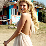 Pic of Hot Kristen Nicole takes off her bikini on the beach