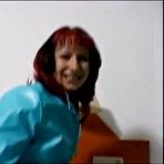 Pic of sexy amateur redhead masturbates in a hotel room