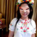 Pic of :: Asian Sex Diary :: Traditional folk-lore uniform wearing Asian slut gets ass fucked by white guy