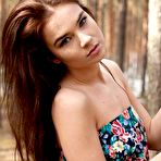 Pic of Lachia's overwhelming youthful beauty increased by carefree allure creates a stunning visual treat among the towering pine trees. | Nude Art