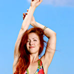 Pic of Calista Simon Nude Outdoor Redhead