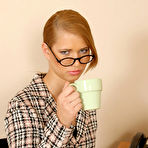 Pic of Linda Strips At The Office