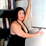 Pic of Chubby Loving - Fat Amateur Showing Pussy In Library