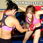 Pic of  Courtney vs Erika &ndash; Female Boxing | - Hit the Mat  