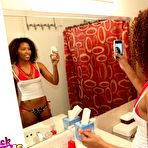 Pic of Bathroom Blowjob and Fucking - Ebony Sex Pics