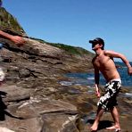 Pic of Blonde hottie Chloe outdoor threeway fucking Video - Porn Portal