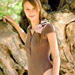 Pic of Delicious Beata posing outdoor