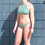 Pic of Iskra Lawrence sexy in bikinies on a beach