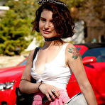 Pic of Gigi Matthews in a Pink Skirt