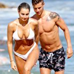 Pic of Madison Edwards sexy in white bikini on a beach