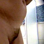 Pic of Shower Spy Cameras: Using their red towels to massage their tasty bits