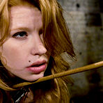 Pic of Sex slave Madison Young gets her smooth pussy fucked by Derrick Pierce and then eats his sperm