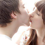 Pic of Sensuous teenage sweetie gets her shaved pussy passionately drilled - PornPics.com