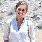 Pic of Blonde amateur masturbates at home after naked hike in trail boots only - PornPics.com