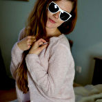 Pic of Mia Sollis Redhead in White Stockings