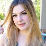 Pic of Danielle FTV getting out of her butterfly print.