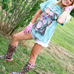 Pic of Meet Madden getting naked in her happy place.