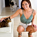 Pic of Zoe shows off her kitty for the FTV Girls crew.
