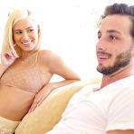 Pic of Blonde teen Kiara Cole strips and seduces her boyfriend