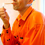 Pic of X Hot brunette cutie getting down and filthy with her lover with a hard fat dick X