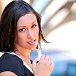 Pic of Chesty Latina Public Titty Flash