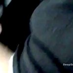 Pic of Slut and her man having amateur car sex at HomeMoviesTube.com