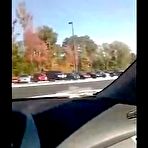 Pic of Girlfriend feels naughty in her car at HomeMoviesTube.com