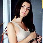 Pic of XXX Newcomer Hayli Sanders flaunts her nubile body and small pussy on the chair.latin met art 19