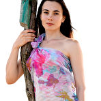 Pic of XXX Lola Cherie flaunts her gorgeous tits as she strips outdoors.met art cum 19