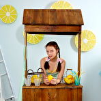 Pic of Beautiful shapely model spreading her sexy long legs and revealing her wonderful and tempting shaved and wet pussy. pics