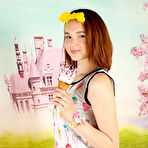 Pic of Enchanting slender girl knows how to show that perfect pussy and nice curves to the public while wearing nothing but socks. pics