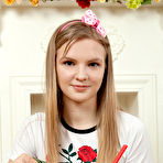 Pic of Check out as this cute little teen spreads her beautiful long legs showing her shaved pussy and tight little asshole. pics