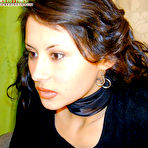 Pic of Nice girl showing you her average-sized breasts and her hairy pussy pics