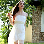 Pic of Valery Leche sensually strips in the backyard as she bares her nubile body. - Hotnudegf.com