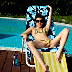Pic of Shaved Pussy Pics of amirah-02-poolside-teen-pussy by ALS Scan | 15 Clit Closeups