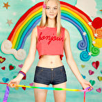 Pic of Stunning and gorgeous little girl gets rid of her red shirt and black shorts to show you what she got. gallery