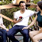 Pic of Lucky lad takes two cuties right onto his cock - Nubile Films - PornstarsNaked.com