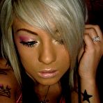 Pic of Blonde emo teens posing naughty