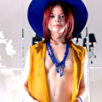 Pic of Skinny Redhead in Sheer Underwear