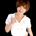 Pic of Short-haired teen in white stockings Kaede Oshiro is about to get fingered HARD
